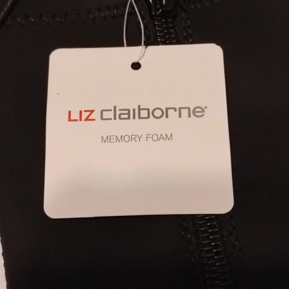 Liz Claiborne Wonderful Black Ankle Boots, Size: 10 M